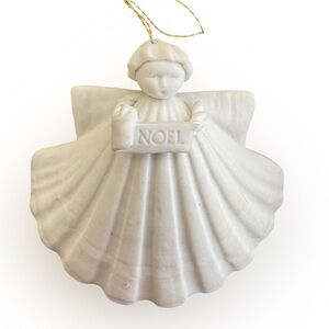 MARGARET FURLONG Seashell “Noel” Angel Ornament Archived Rare 1992